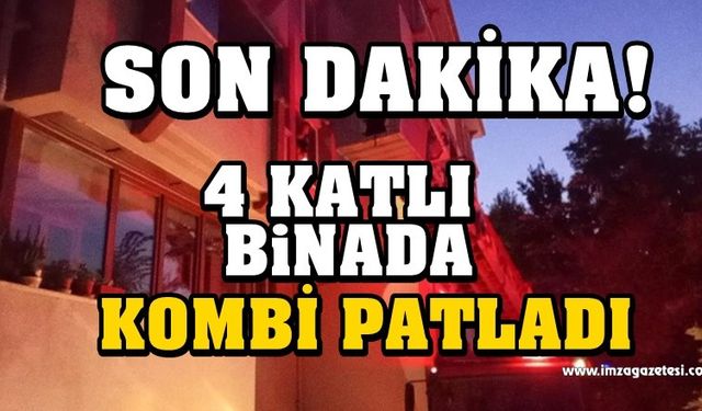 Kombinin alev aldığı binada yangın çıktı!