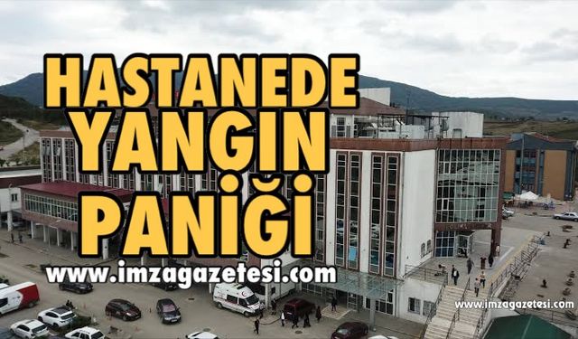 Hastanede Yangın Paniği!