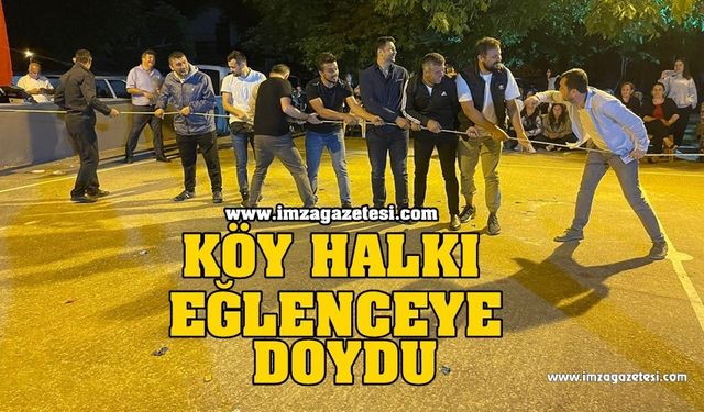 Köy Halkı Eğlenceye Doydu...