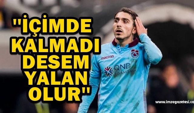 Manchester City'nin teklifi hakkında konuşan Ömür, ''İçimde kalmadı desem yalan olur''