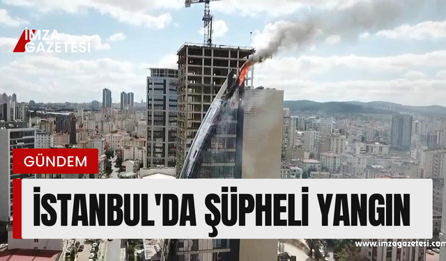 İstanbul Ataşehir'de 17 katlı bina yanıyor!