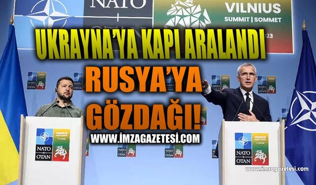 Ukrayna NATO'nun kapısında... Rusya'ya gözdağı...