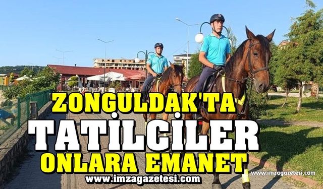 Zonguldak'ta Tatilciler Kadim, Efe ve İmre’ye Emanet