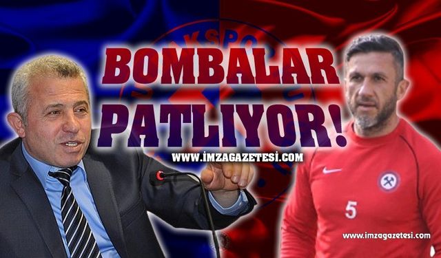 Zonguldak Kömürspor'da bombalar patlıyor!