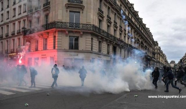 Dünya'nın gözü Fransa'da. Protestolarda 1 kişi hayatını kaybetti...
