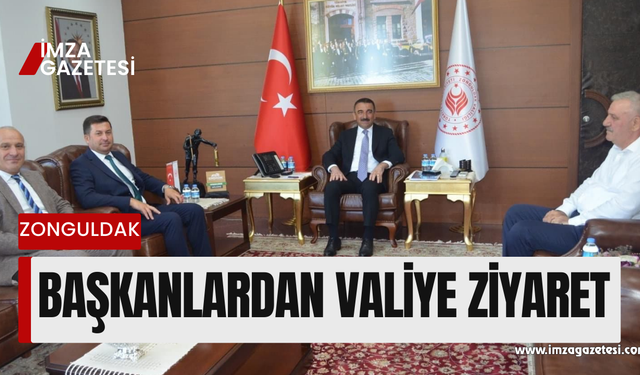 Başkanlardan Vali Hacıbektaşoğlu'na hayırlı olsun ziyareti 