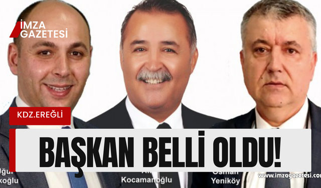 CHP Kdz. Ereğli ilçe Başkanı belli oldu...