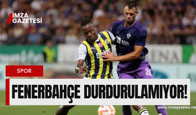 Fenerbahçe UEFA Avrupa Konferans Ligi'nde tur atladı...