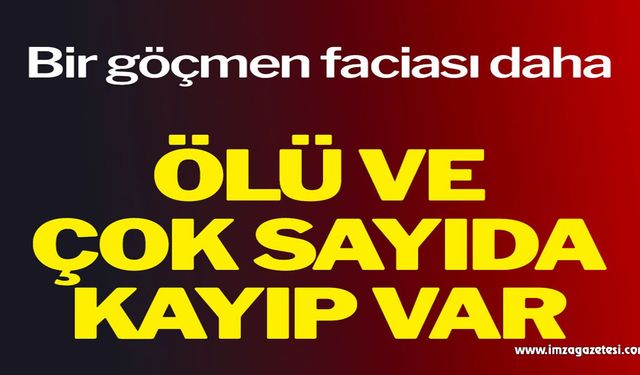 Ölü ve çok sayıda kayıp var!..