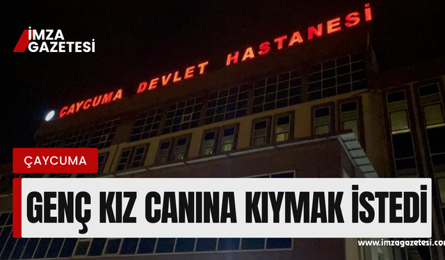 Çaycuma'da intihara kalkıştı... Son durumu...