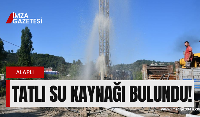 Yeni tatlı su kaynağı bulundu!