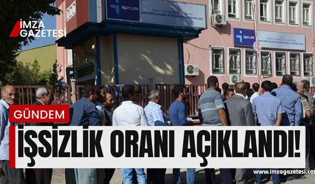 İşsizlik oranı %18,3 olarak belirlendi!