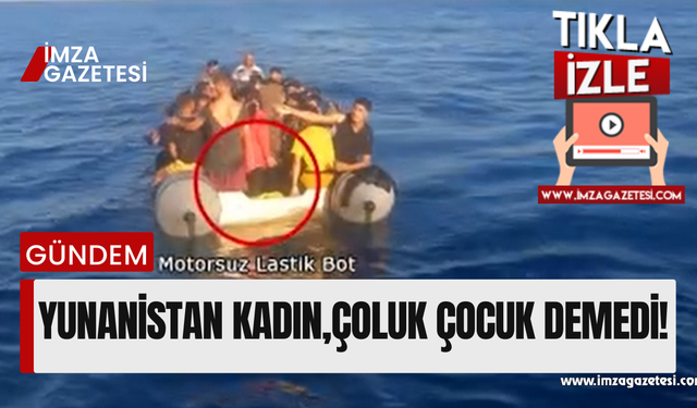 Kaçak sığınmacıların botunun motorunu söktüler!