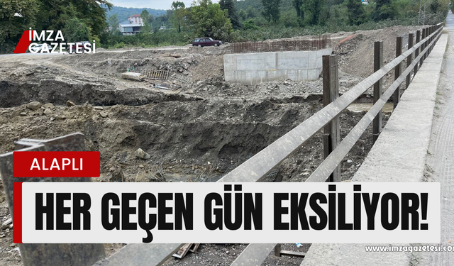 Köprünün demirlerini çalıyorlar!