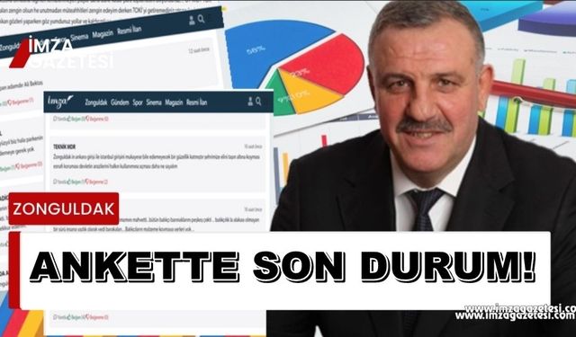 Kozlu Belediye Başkanı Ali Bektaş'ın anketinde son durum!