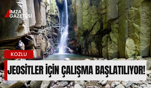 Kozlu'daki jeositler için çalışma başlatılıyor!