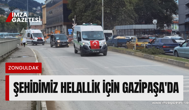 Gazipaşa’da siren sesleri! Şehit Mustafa Sezer helallik alınmak üzere baba ocağına getirildi 