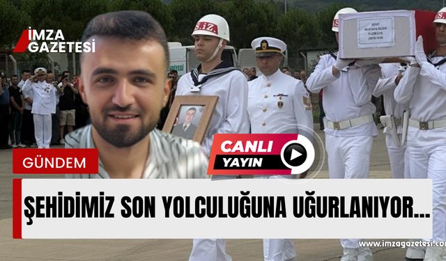 Şehit Mustafa Sezer, Zonguldak'ta son yolculuğuna uğurlanıyor... CANLI YAYIN...