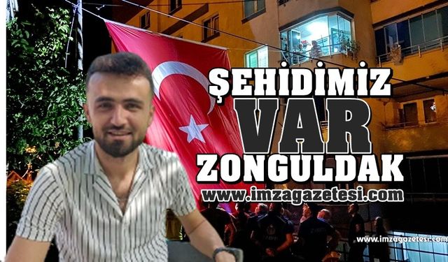 Şehit Mustafa Sezer'in ateşi Zonguldak'a düştü!