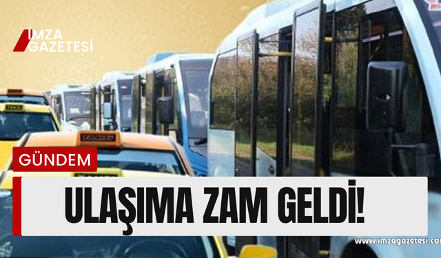 Toplu taşıma ücretlerine yüzde 51.52 zam geldi!