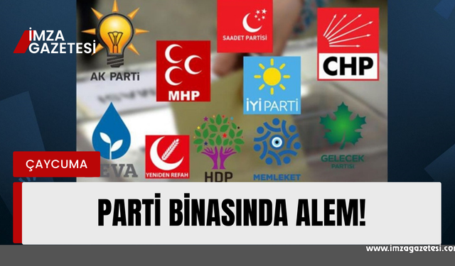 Zonguldak'ta parti binasında içkili alem!