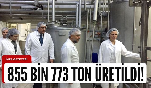 855 bin 773 ton inek sütü toplandı!