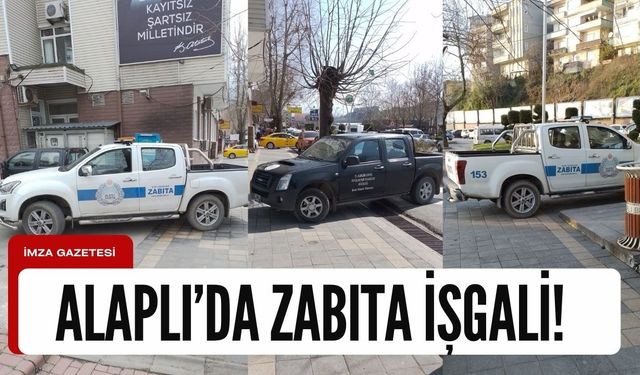 Alaplı'da zabıta işgali!