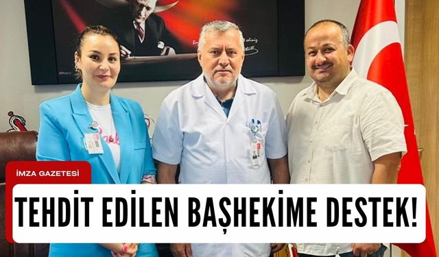 AK Parti Bartın İl Başkanı'nın tehdit ettiği başhekime destek ziyareti!