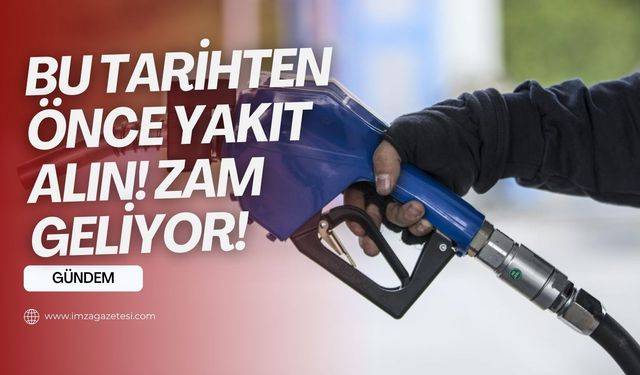 Benzin ve motorine zam! Tarih verildi!