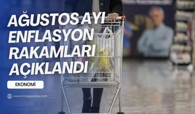 Ağustos ayı enflasyon verileri açıklandı