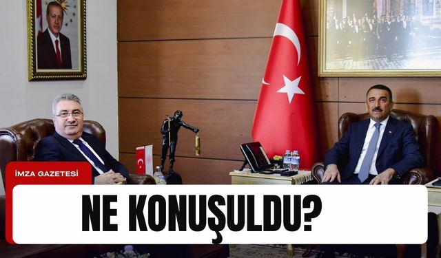 ERDEMİR Genel Müdürü Niyazi Aşkın Peker ile Zonguldak Valisi Osman Hacıbektaşoğlu ne konuştu?