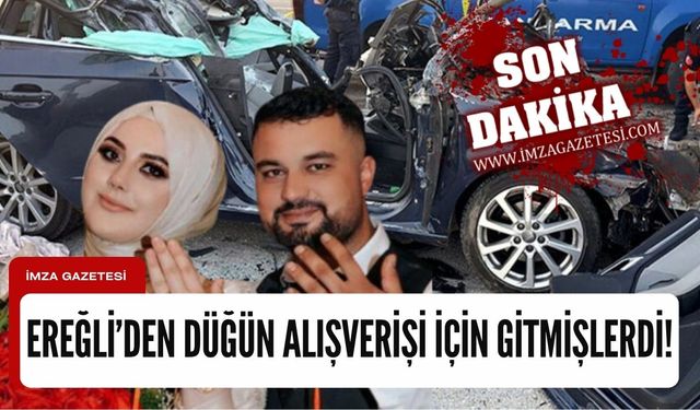 Ereğlili Betül ve nişanlısı Yasin düğün alışverişinden dönemedi!