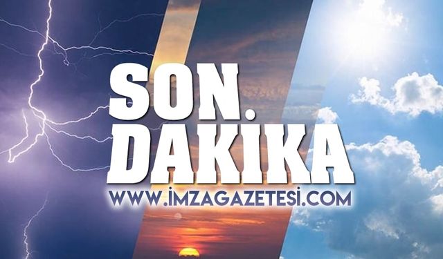 Meteorolojiden Zonguldak, Karabük, Bartın için uyarı!