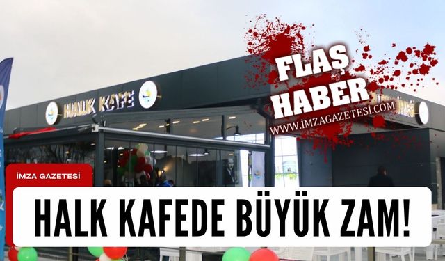 Kdz. Ereğli Halk Kafe'de zam... İşte zamlı yeni tarife...