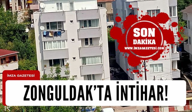 Zonguldak'ta intihar! 5. kattan kendini attı...