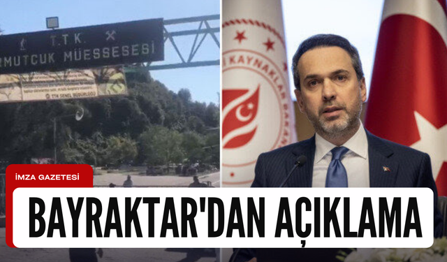 Enerji ve Tabii Kaynaklar Bakanı Alparslan Bayraktar'dan göçük açıklaması...