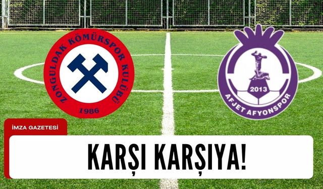 Afyonspor, Zonguldak Kömürspor karşı karşıya...