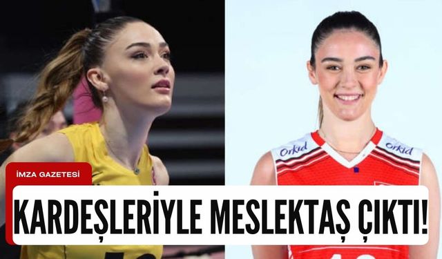 Milli voleybolcu Zehra Güneş'in kardeşleri de voleybolcu çıktı!