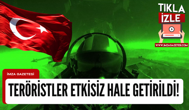 Sınır ötesi hava operasyonuyla teröristler etkisiz hale getirildi!