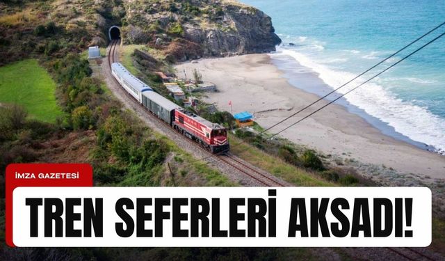 Zonguldak-Karabük-Ankara tren seferlerinde aksama!