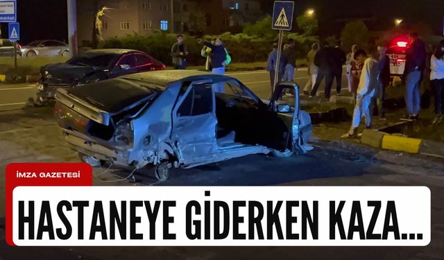 Ankara'da hastanedeki çocuğunun yanına giderken zonguldak'ta kaza yaptı...