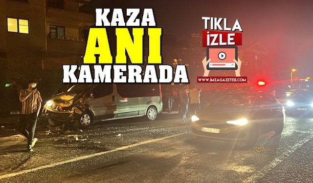 Ankara-Zonguldak karayolunda alkollü sürücünün sebep olduğu kaza işte böyle oldu...