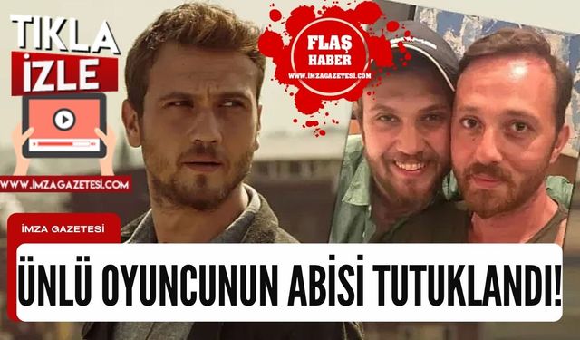 Aras Bulut İynemli'nin abisi Orçun İynemli uyuşturucudan tutuklandı!