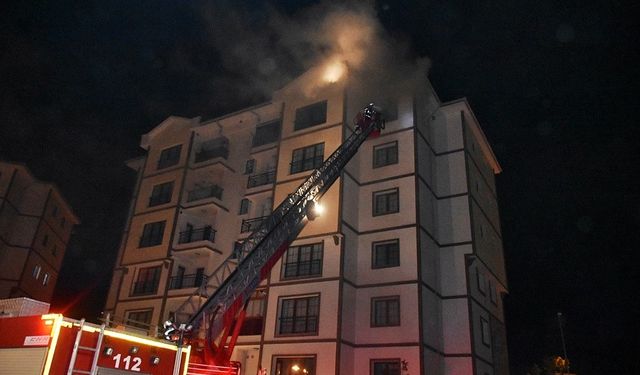 İtfaiyenin hızlı müdahalesi yangını büyütmedi!