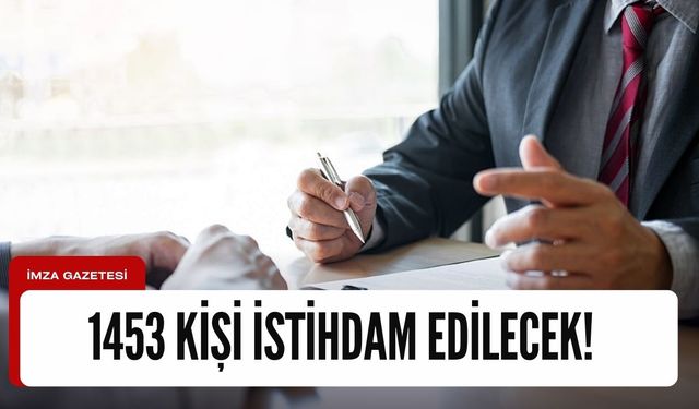 Bakan Osman Aşkın Bak açıkladı! 1453 kişi istihdam edilecek...