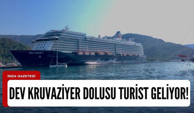 Dev yolcu gemileri rotayı Türkiye'ye çevirdi!