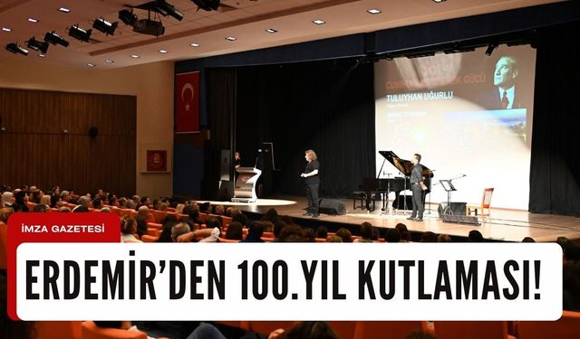 Erdemir, Cumhuriyetin 100’üncü yılını Tuluyhan Uğurlu konseri ile kutladı...