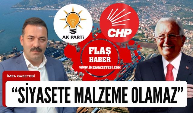 ERDEMİR siyasete malzeme olamaz!