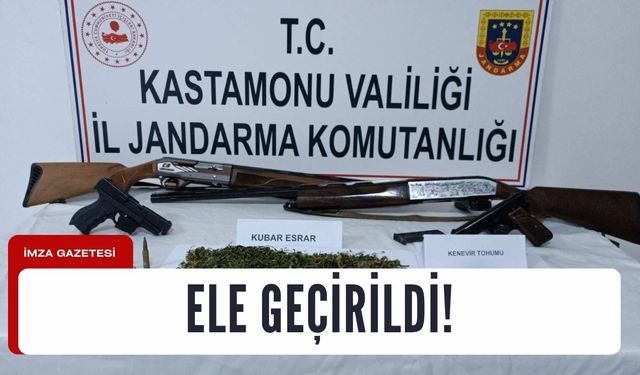 Kastamonu'da uyuşturucu operasyonu!