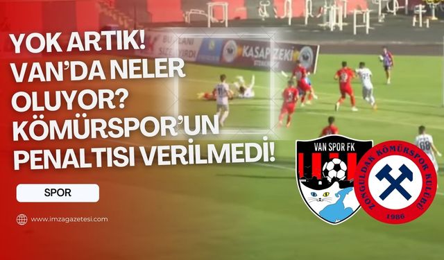 Zonguldakspor'un penaltısı verilmedi! Spiker bile "Penaltı" dedi!